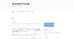 Desktop Screenshot of d.nishimotz.com